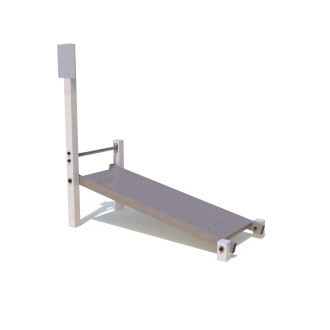 Planche abdominale inclinée (inox)