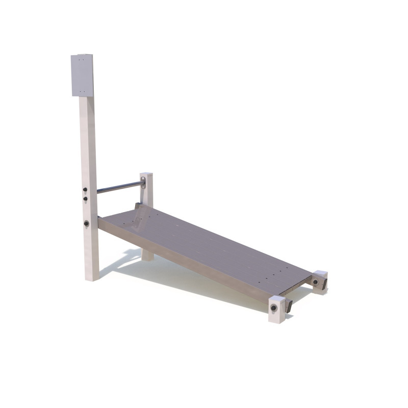 Planche abdominale inclinée (inox)