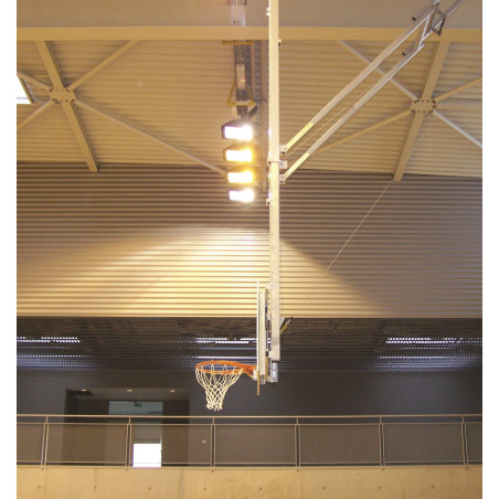 But de Basket-ball Latéral Type Pantographe, Relevable par dessus les Tribunes