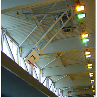 But de Basket-ball Latéral Type Pantographe, Relevable par dessus les Tribunes
