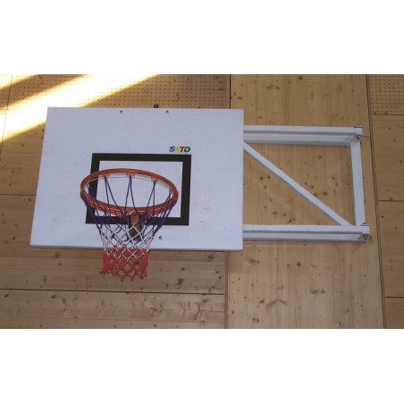 But de Mini Basket-ball Mural Rabattable contre le Mur