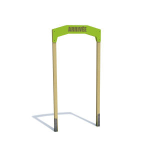 Portique d'arrivée (bois)