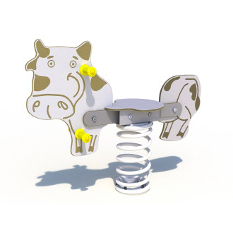 Vache sur ressort