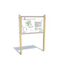Portique d'informations A0 (bois)