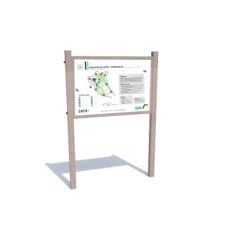 Portique d'informations A0 (acier)