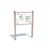 Portique d'informations A0 (acier)