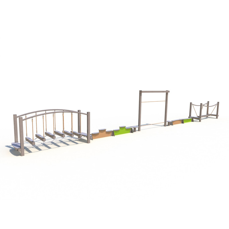 Parcours d'équilibre - Configuration 6-2 (Acier)