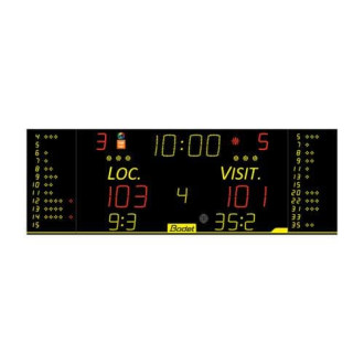 Afficheur BODET avec pupitre scorepad  BASKETBALL 8T120 F6 HF Classic