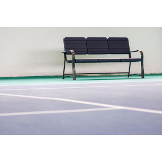 Banc Tennis Carrington PVC 3 Places