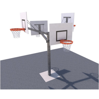 Arbre à Basket-ball Extérieur à 4 panneaux