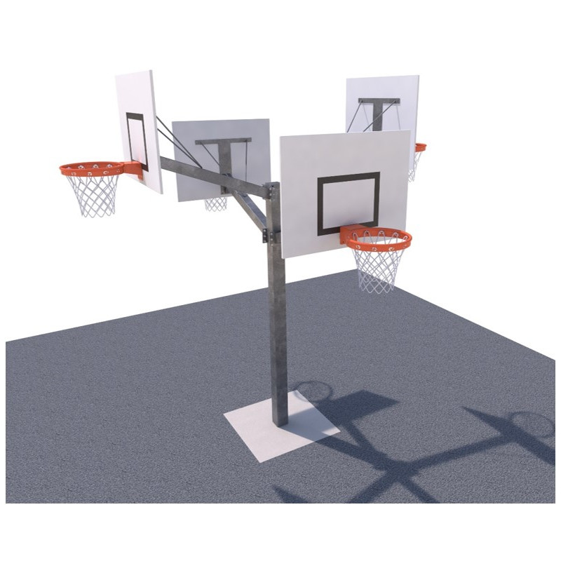 Arbre à Basket-ball Extérieur à 4 panneaux