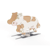 Vache sur ressort