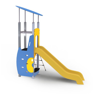 Structure Essentiel 02 - 1 tour avec toit (Acier)