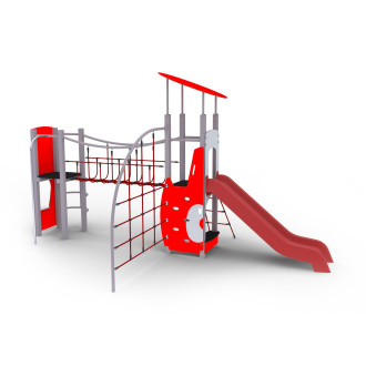 Structure Essentiel 05 - 2 tours avec filet en déport (Acier)