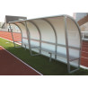 Abri de touche Alu monobloc - Hauteur 1,80 m - Longueur 3,50 m - 7 personnes