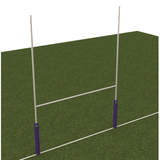 Buts de rugby 8,00 m - Acier Sans charnières