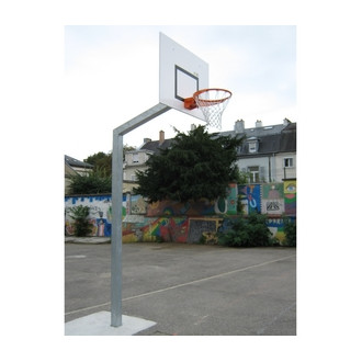 Panier de basket extérieur à sceller 3,05m, déport 1.20m