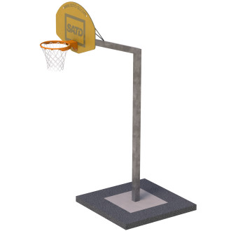 But de Streetball Extérieur, Hauteur 2,60 m, Déport 1,20 m