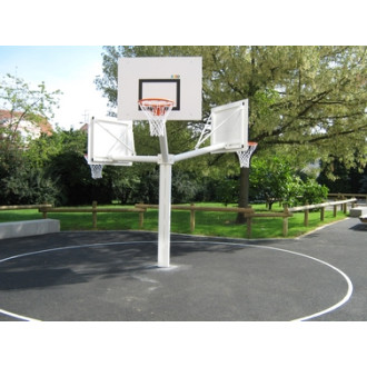 Arbre à Basket-ball Extérieur à Trois Branches