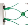 Filet Anti-Vandalisme Clips Verts 3.00 x 2.00m