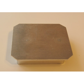 Couvercle Aluminium pour fourreau 80 x 80 mm