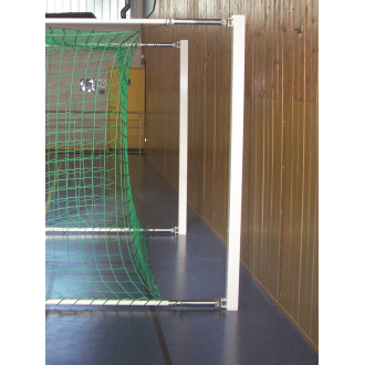Poteaux supports en Acier thermolaqué pour buts de Handball rabattables